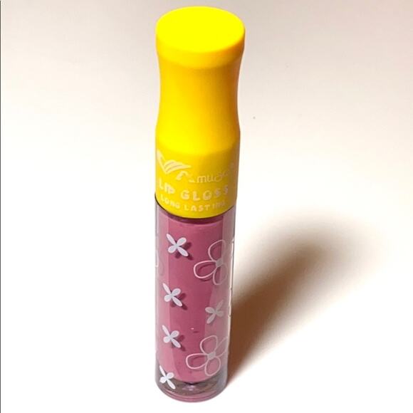 NEW Amuse LIP GLOSS 4.5" Tube Long Lasting 2039-2 Pink Lip Color Shine Make Up - Picture 5 of 5